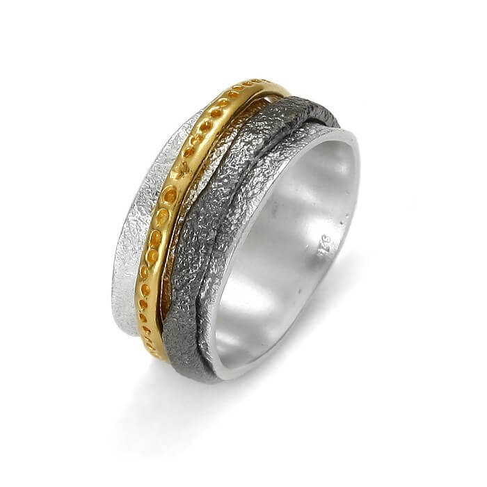 EvaStone Silver Ring