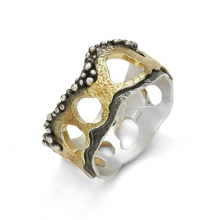 EvaStone Silver Ring