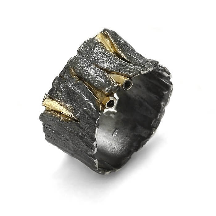 EvaStone Silver Ring