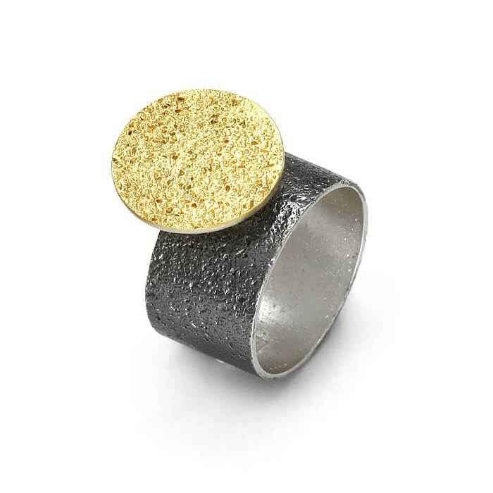EvaStone Silver Ring